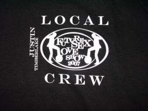 Nothing says you know the band like a Local Crew T Shirt. These are 