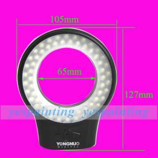 60 LED Macro Close Up Ring Light For 60D 600D 7D T3i  