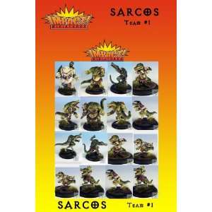  Sarcos Fantasy Football Miniatures Team #1: Toys & Games