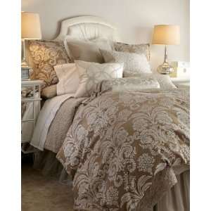  Fino Lino Linen Lace Standard Arielle Scroll Sham