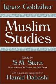 Muslim Studies, (0202307786), Ignaz Goldziher, Textbooks   Barnes 