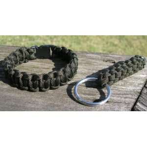  9 Olive Drab Paracord Bracelet & Key Chain Everything 