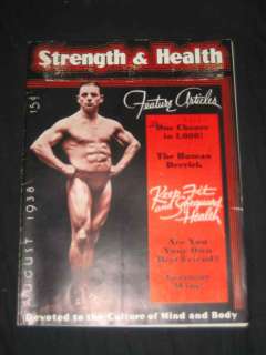 Strength and Health Magazine August 1938 George Liebsch  