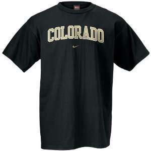  Nike Colorado Buffaloes Black College Classic T shirt 