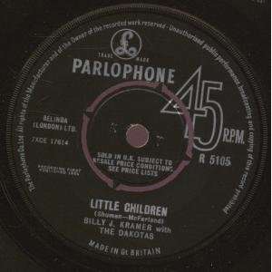  LITTLE CHILDREN 7 INCH (7 VINYL 45) UK PARLOPHONE 1964 