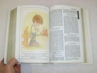 HOLY BIBLE CATHOLIC EDITION (PRECIOUS MOMENTS) Regina Press 1991 HC 