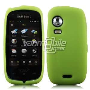  Green Soft Silicone Skin Sleeve Cover for Samsung Instinct HD 