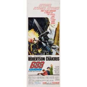  633 Squadron Movie Poster (14 x 36 Inches   36cm x 92cm 
