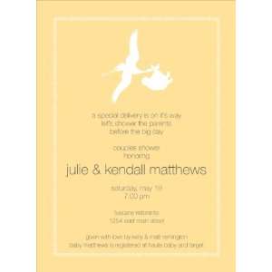  Special Delivery Buttercup Baby Shower Invitations: Home 