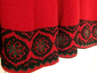 BEAUTIFUL HANDKNIT NORWAY RED 6 YR BUNAD & JACKET  