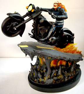 YOW! Bowen GHOST RIDER Motorcycle Statue 2004 MIB Rare  