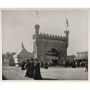 1893 Chicago Worlds Fair Blarney Castle Irish Midway   Original 