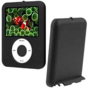  Apple iPod Nano (3rd Gen) Rubberized Black Snap On 