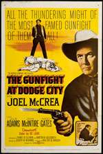 The Gunfight at Dodge City 1959 Original Movie Poster  
