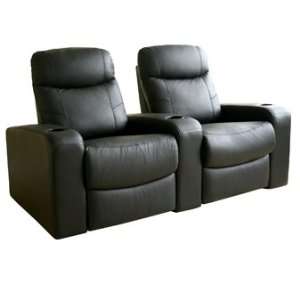  Baxton Studios Cannes Theater Seating in Black Set of 2 by 