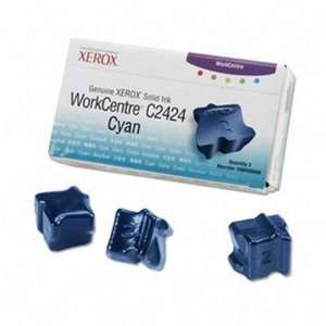  NEW Solid Ink Cyan Sticks for Workcentre C2424   3 Pack 