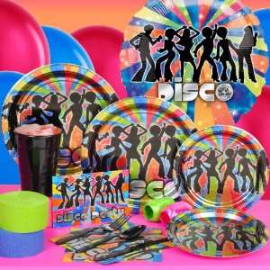  70s Disco Standard Party Pack for 8 guests Everything 