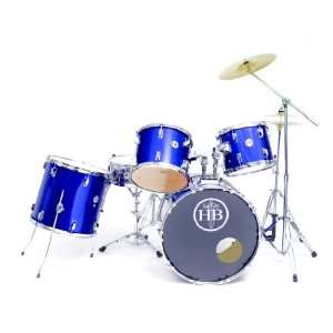  HB Drums Predator 5 Pc Drum Shell Pack HB USA PVC Colors 