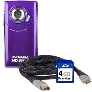  Sylvania HD1Z 720p HD Pocket Video Digital Camera 