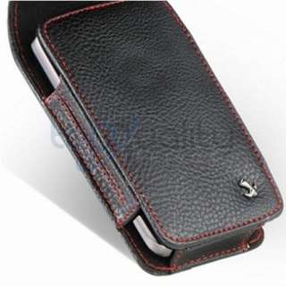 Samsung Galaxy S II Infuse 4G Attain Black Leather Belt Clip Holster 