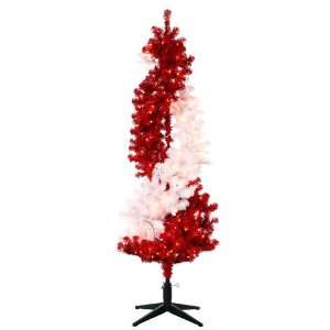  7.5hx34d Fantasy Tree X1023 W/400 Clear Lights on Metal 