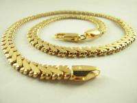 New Cool Mens 18k gold filled necklace 17chain 40g #7  