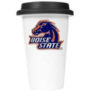  Boise State Ceramic Travel Cup (Black Lid) Sports 