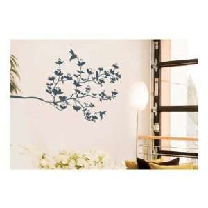  Spot Birds and Buds Wall Decal Color White