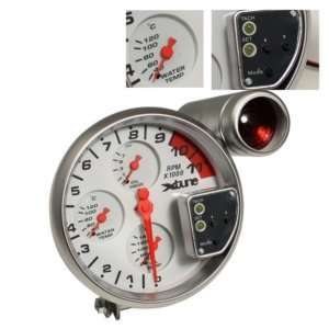  X Tune 5 4 In 1 White Tachometer Red LED Automotive