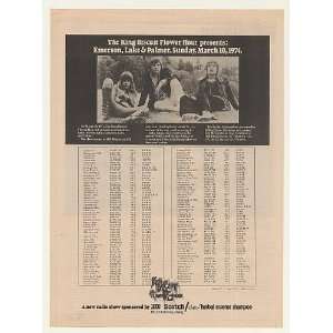   Lake & Palmer King Biscuit Radio Show Print Ad (45637)