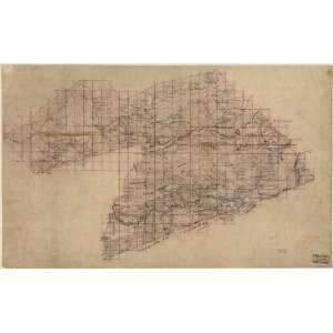    Civil War Map Map of part of Wythe County, Va..: Home & Kitchen