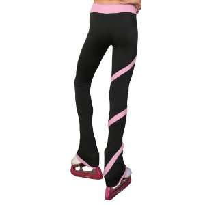  Chloe Noel P06 Black/Pink Spiral Skate Pants   Child 