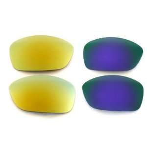   24K Gold + Purple Lenses For Oakley Hijinx: Sports & Outdoors