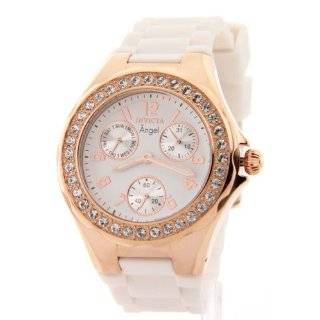  Invicta Womens 1646 Angel Collection Rose Gold Tone Large 