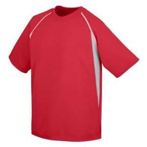  Custom Augusta Sportswear Wicking Mesh Youth Jersey RED 