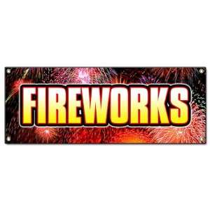 FIREWORKS I BANNER SIGN stand firework store signs 