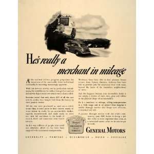   Ad General Motors GM Car Dealers National Defense   Original Print Ad