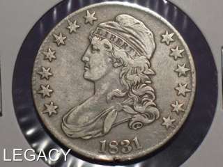1831 SILVER CAPPED BUST HALF DOLLAR EARLY DATE (RS  