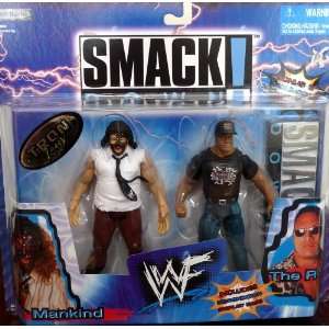  MANKIND vs. the ROCK WWE WWF Exclusive Smackdown 2packs 