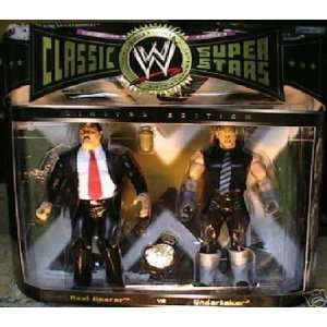  WWE WWF Classic Superstars Paul Bearer Vs. Undertaker Toys 