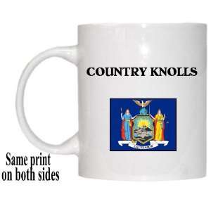  US State Flag   COUNTRY KNOLLS, New York (NY) Mug 