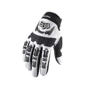 Fox Racing Youth Dirtpaw Full Finger MTB & BMX Gloves   White   03175 