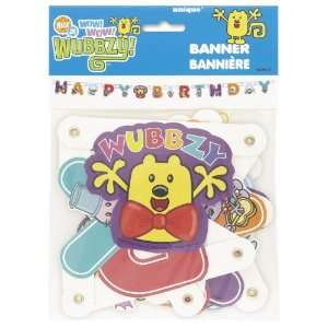  Wubbzy Jointed Birthday Banner   Each Toys & Games