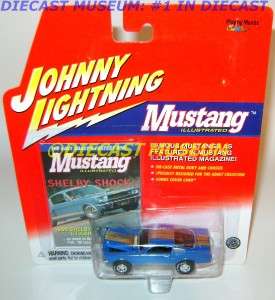 1966 66 FORD MUSTANG SHELBY GT350H ILLUSTRATED DIECAST  