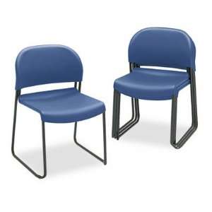   CHAIR,STAK,4/CT,BE/BK 24688   FLE45HLX/2/S (Pack of2): Office Products