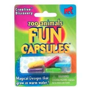  Fun Capsules   Zoo Animals Toys & Games