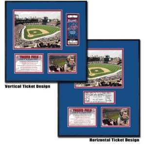   Turner Field Ballpark Ticket Frame   Atlanta Braves