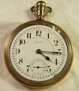 1909 19J E Howard Railroad Pocket Watch Montgomery Dial  