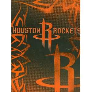   Raschel Throw   Houston Rockets plush blanket 60x80in: Toys & Games