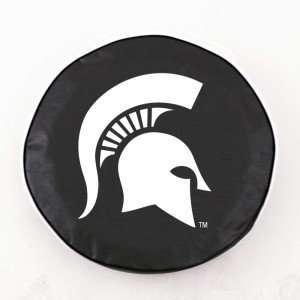 Michigan State Spartans Black Tire Cover, Large